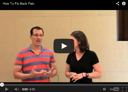 How To Fix Back Pain