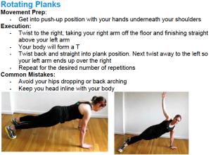 rotating planks