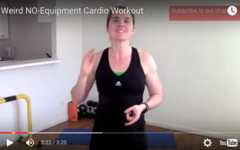 Weird no-equipment cardio workout
