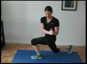 reverse lunge rotation
