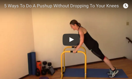 5 Ways To Do A Pushup Without Dropping To Your Knees